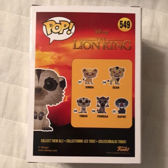 Disney The Lion King Timon Funko Pop - Picture 5 of 8